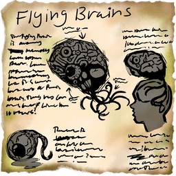 Creature artwork: Creature_Art_Flying_Brains