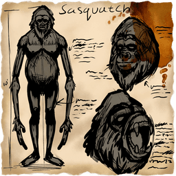 Creature artwork: Creature_Art_Sasquatch